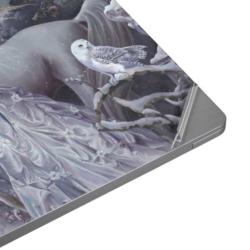 Fairy with Horse in Snow by Nene Thomas Universal Laptop 12in (9.8 x 6.8in) Skin